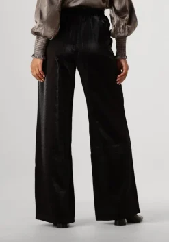 zwarte nukus pantalon josephine pants shiny
