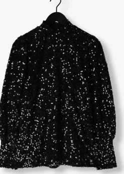 zwarte nukus top stella top paillet