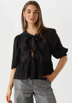 zwarte object blouses objanni 3/4 lo top 136
