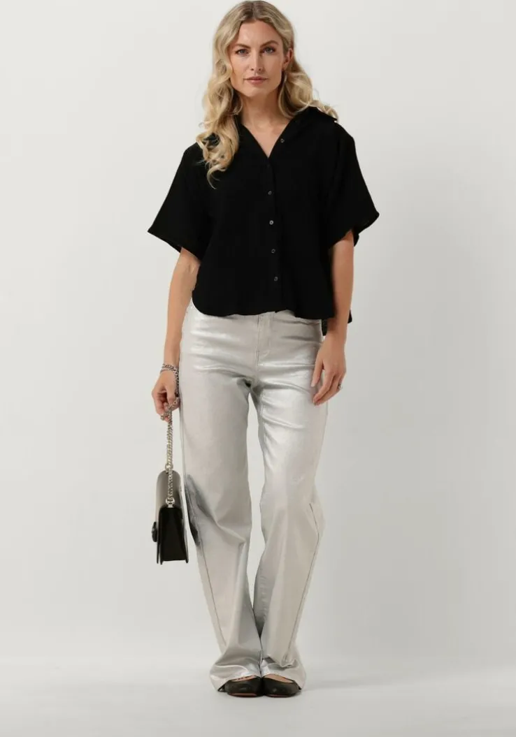 zwarte object blouses objcarina 2/4 shirt rep