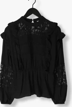 zwarte object blouses objarienne new l/s top e div