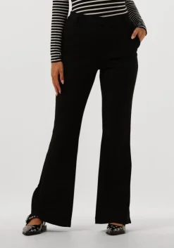 zwarte object flared broek objlisa mw flared pants