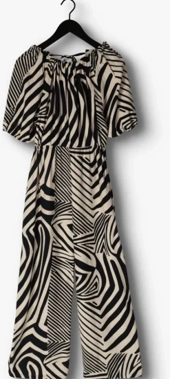 zwarte object jumpsuit objfaline 2/4 sleeve jumpsuit a vip 23