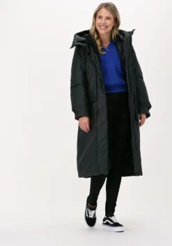 zwarte object legging belle mw coated legging