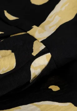 zwarte object midi jurk mesa 2/4 shirt dress