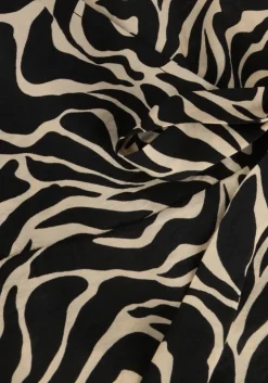 zwarte object midi jurk objleonora l/s wrap midi dress