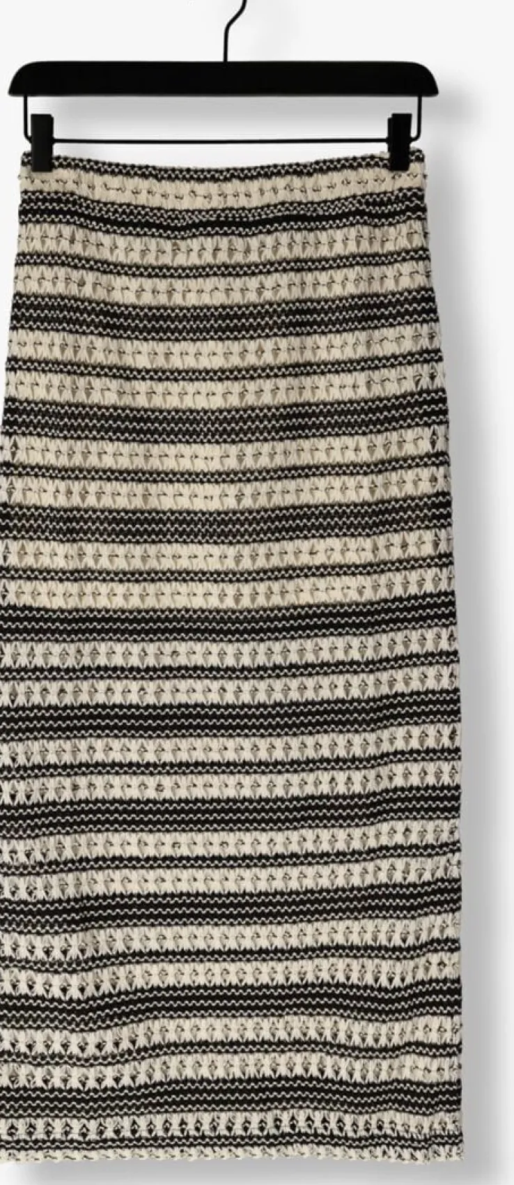 zwarte object midirok objarthine hw skirt