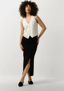 zwarte object midirok objcilia hw skirt