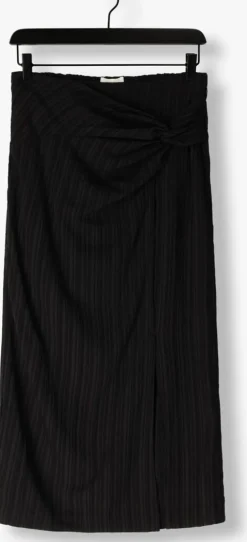 zwarte object midirok objcilia hw skirt