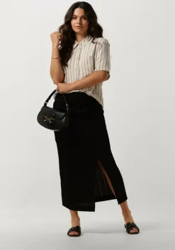zwarte object midirok objcilia hw skirt