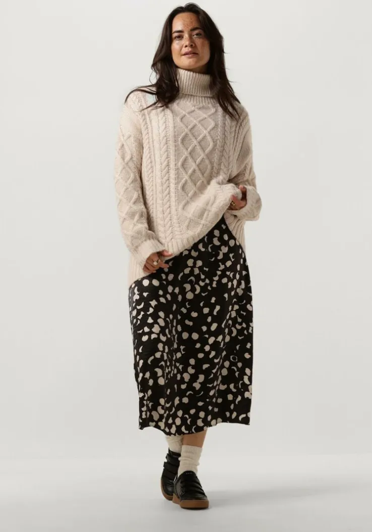 zwarte object midirok objomika hw skirt 129