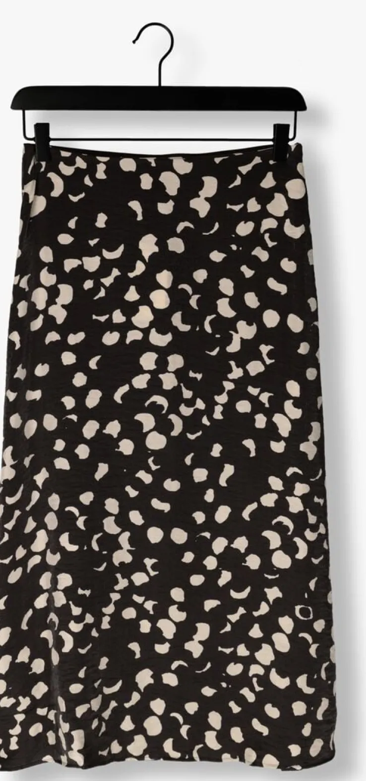 zwarte object midirok objomika hw skirt 129
