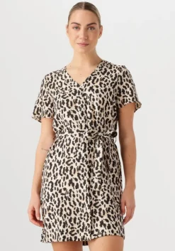 zwarte object mini jurk objkarina s/s re short dress noos