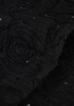 zwarte object mini jurk objfara re 2/4 wrap dress