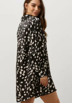 zwarte object mini jurk objomika l/s dress