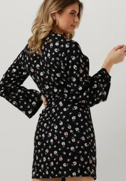 zwarte object mini jurk objditta l/s dress