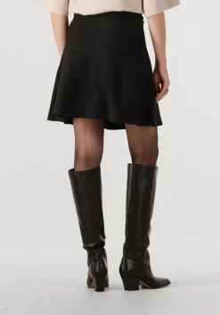 zwarte object minirok objreynard hw short knit skirt