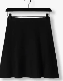 zwarte object minirok objreynard hw short knit skirt
