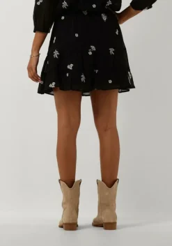 zwarte object minirok objalfra hw skirt