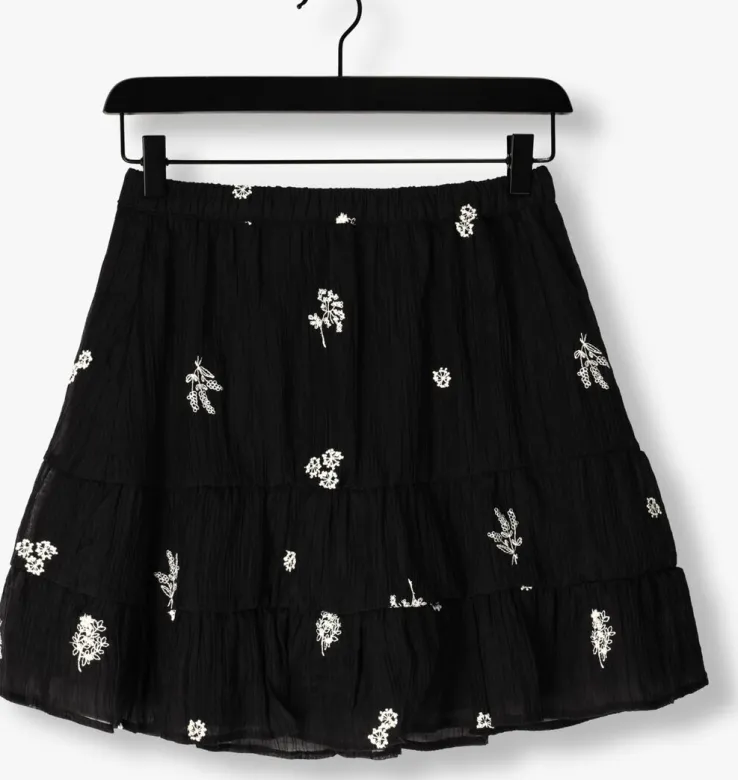zwarte object minirok objalfra hw skirt