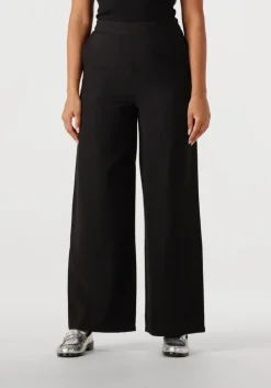 zwarte object pantalon objyui hw wide pants 137