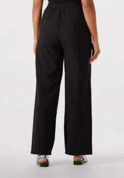 zwarte object pantalon objyui hw wide pants 137