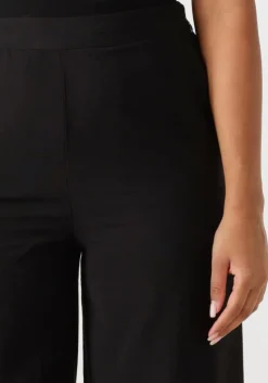 zwarte object pantalon objyui hw wide pants 137