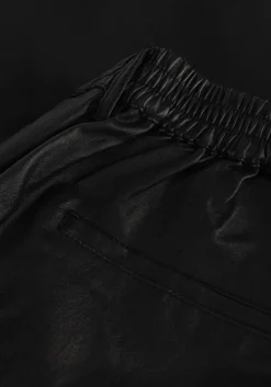 zwarte object pantalon objbelle lisa coated pant noos