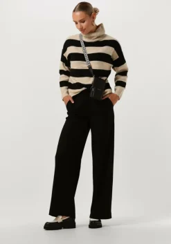 zwarte object pantalon objlisa wide pant