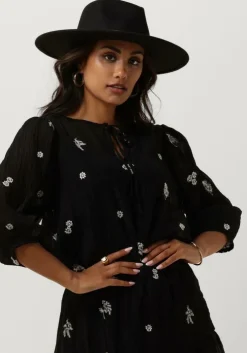 zwarte object top objalfra 3/4 sleeve top