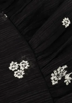 zwarte object top objalfra 3/4 sleeve top