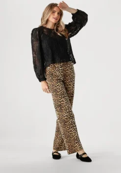 zwarte object top objbeverly l/s lo top