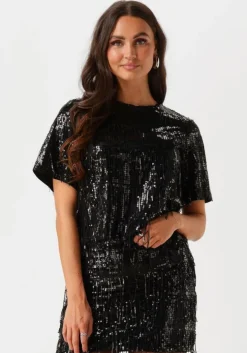 zwarte object top objtella re s/s top 136