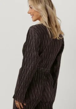 zwarte object tops & t-shirts lux l/s top 124