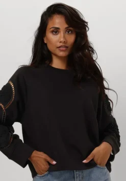 zwarte object trui objdorina lo l/s sweat top