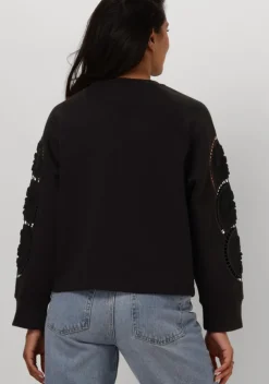 zwarte object trui objdorina lo l/s sweat top