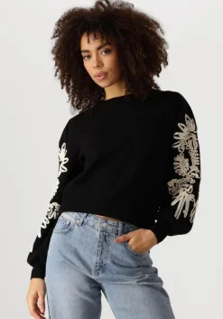 zwarte object trui objjoana l/s knit pullover