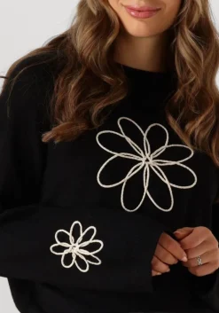 zwarte object trui objlaney rubin ls pullover e div