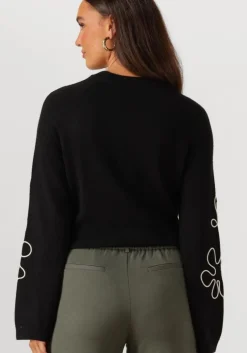 zwarte object trui objlaney rubin ls pullover
