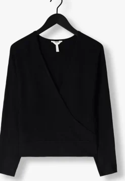 zwarte object trui objradja knit l/s re pullover
