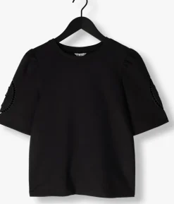 zwarte object t-shirt objdorina s/s re top e ss fair 25