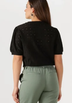 zwarte object t-shirt objlaila s/s re top