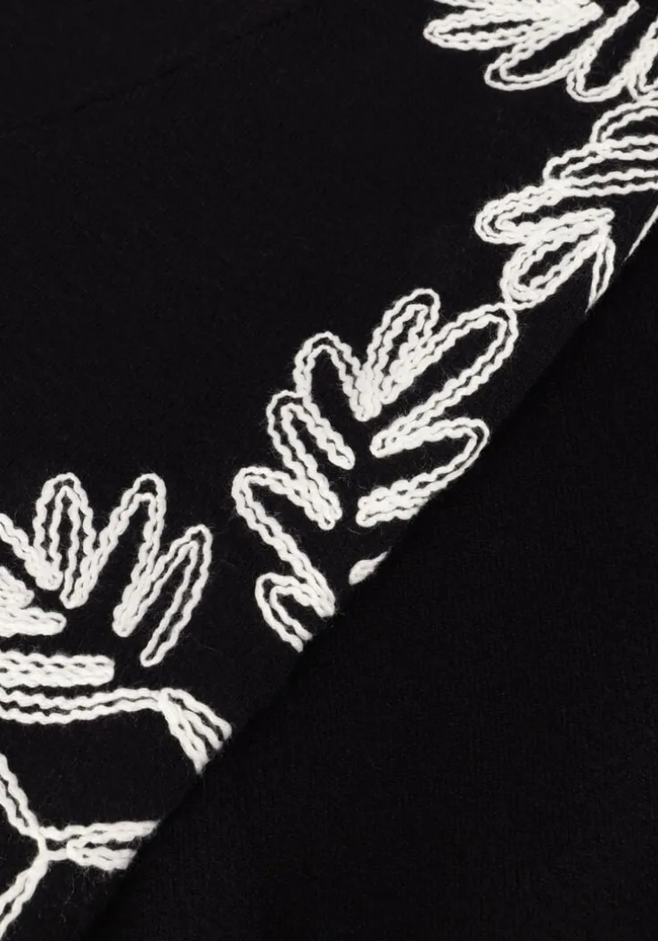 zwarte object t-shirt objrashia knit 2/4 re pullover