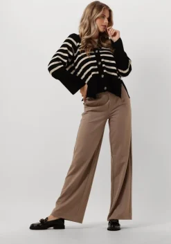 zwarte object vest objester l/s cardigan