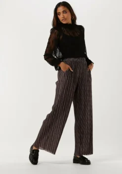 zwarte object wijde broek lux hw pants 124