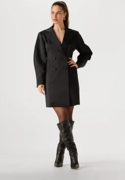 zwarte omoda atelier mini jurk x iris - irma