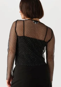 zwarte omoda atelier tops & t-shirts x iris - ines