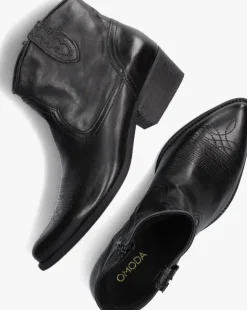 zwarte omoda cowboylaarzen b504