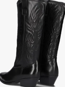 zwarte omoda cowboylaarzen d346
