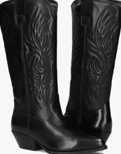 zwarte omoda cowboylaarzen d346